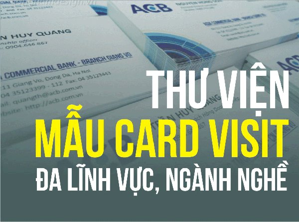 Banner thu vien card visit